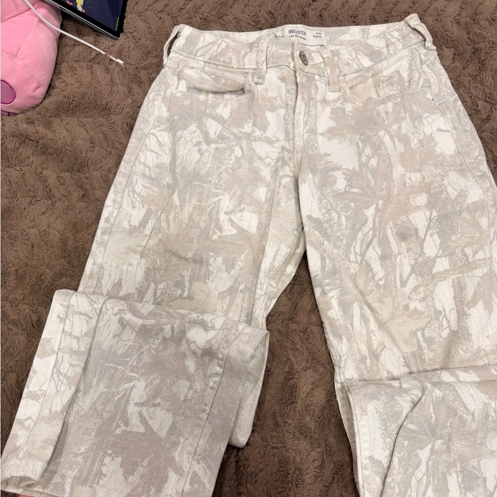 jeans from hollister light washed white camo